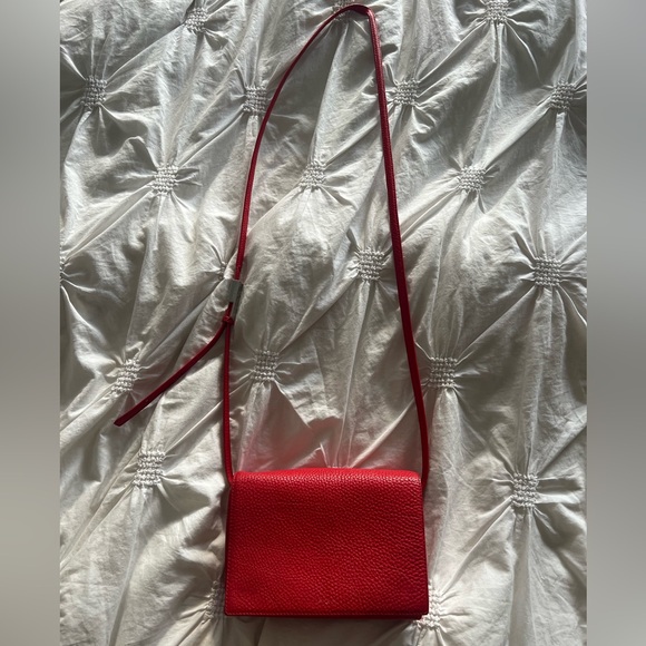 Aritzia Auxiliary red orange leather purse - Picture 2 of 15